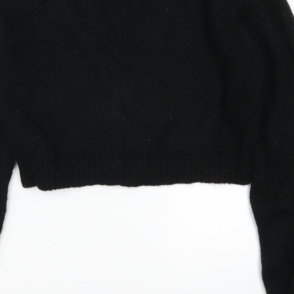 Nasty Gal Womens Black   Cardigan Jumper Size L