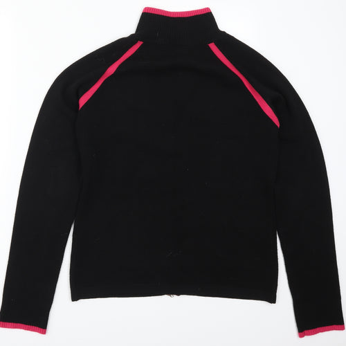 Atmosphere Womens Black   Full Zip Jumper Size 14  - Pink