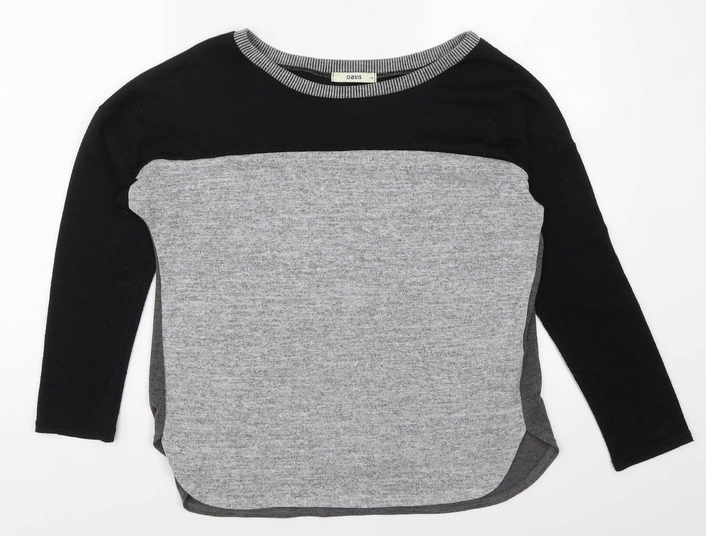 Oasis Womens Grey   Basic T-Shirt Size M