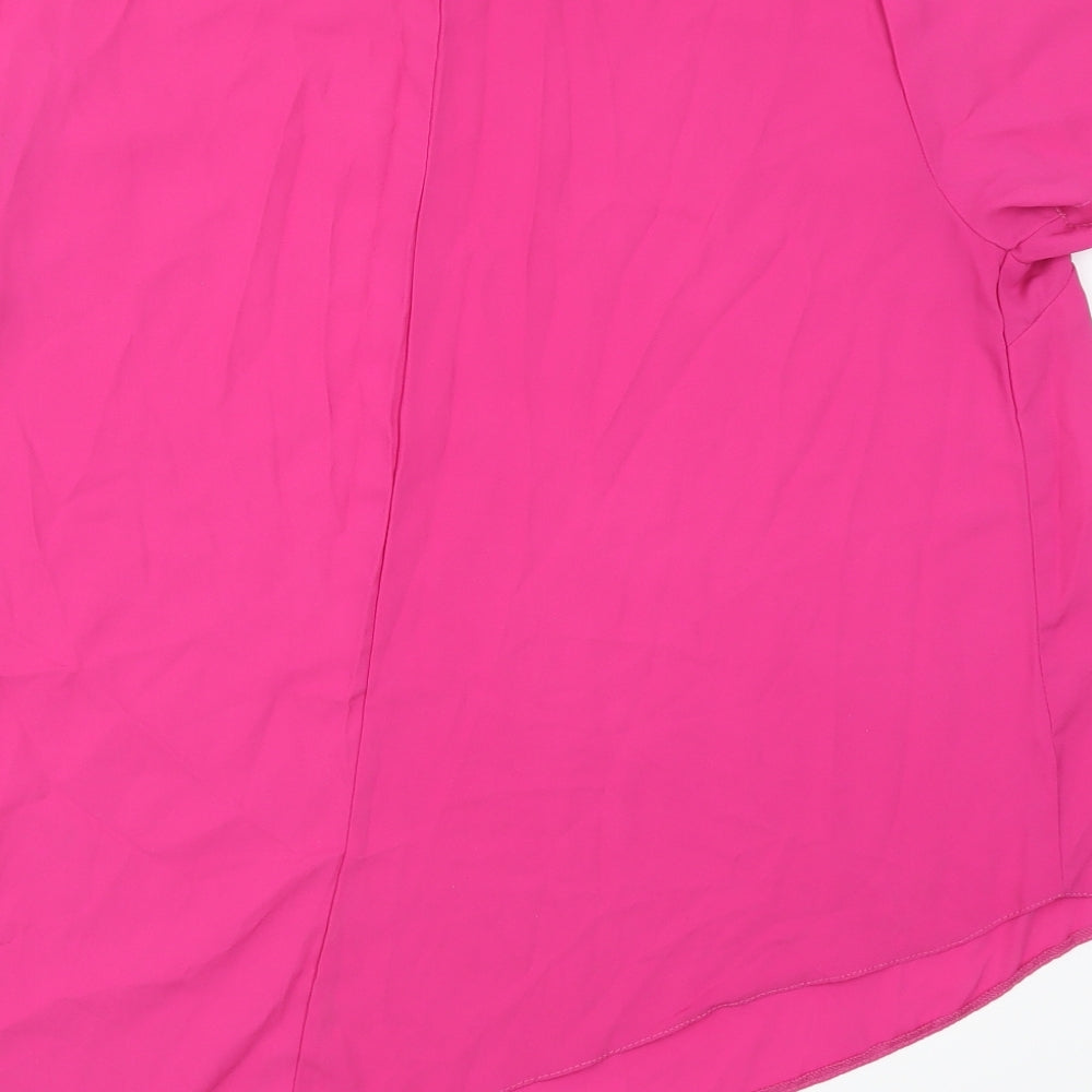 New Look Womens Pink   Basic Blouse Size 18