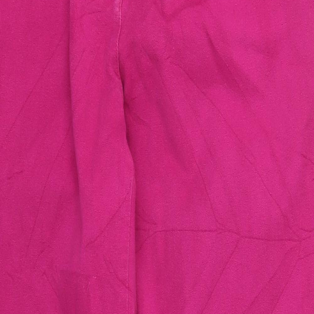 Madeleine Womens Pink  Denim Straight Jeans Size M L30 in
