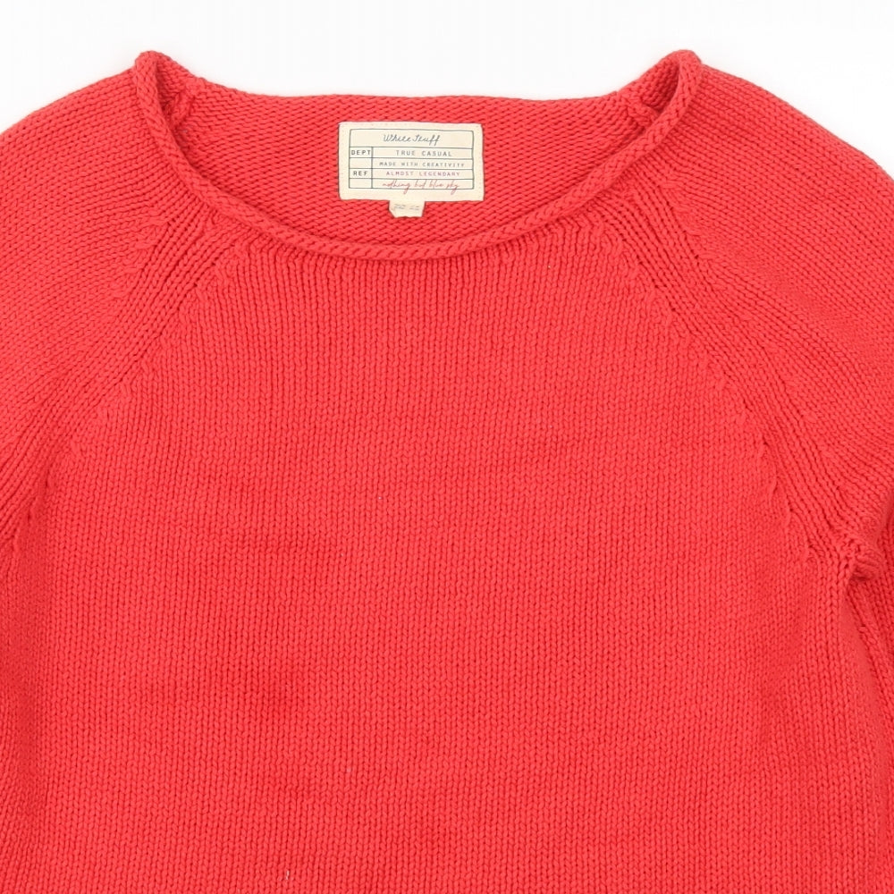 White Stuff Womens Red   Pullover Jumper Size 14