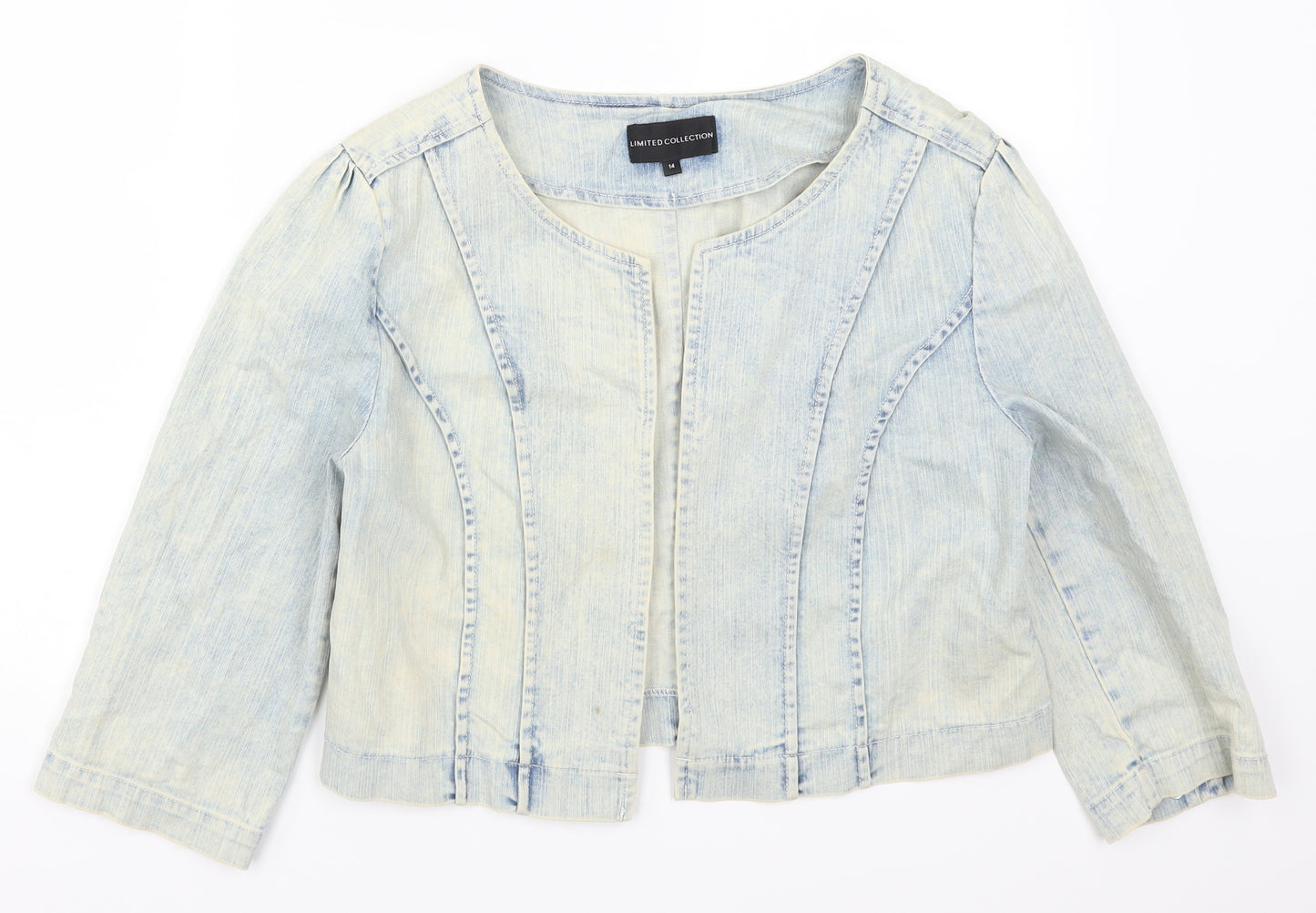 Marks and Spencer Womens Blue  Denim Jacket  Size 14