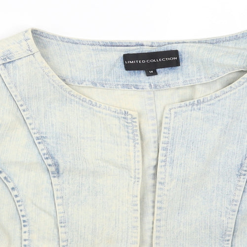 Marks and Spencer Womens Blue  Denim Jacket  Size 14