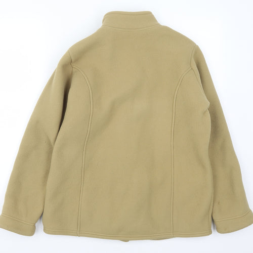 Marks and Spencer Womens Beige  Fleece Jacket  Size 10