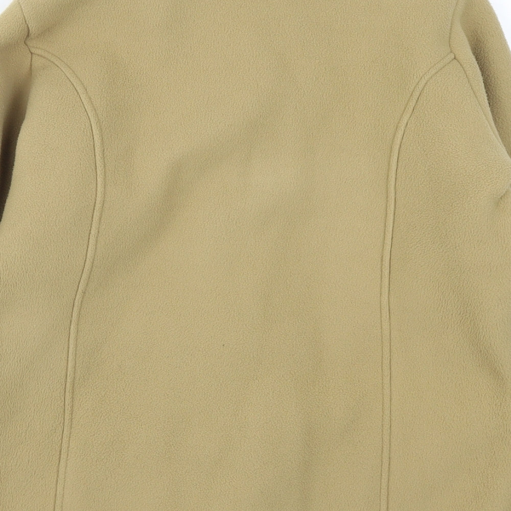 Marks and Spencer Womens Beige  Fleece Jacket  Size 10