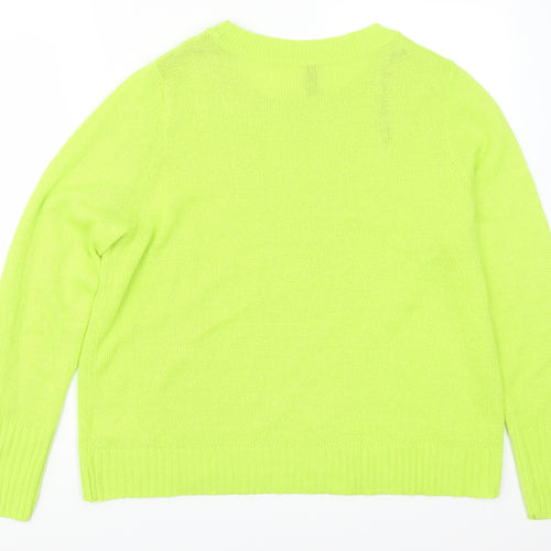 H&M Womens Green   Pullover Jumper Size L