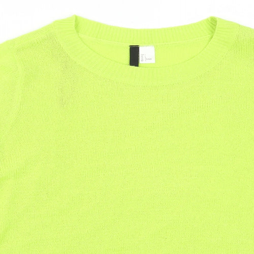H&M Womens Green   Pullover Jumper Size L