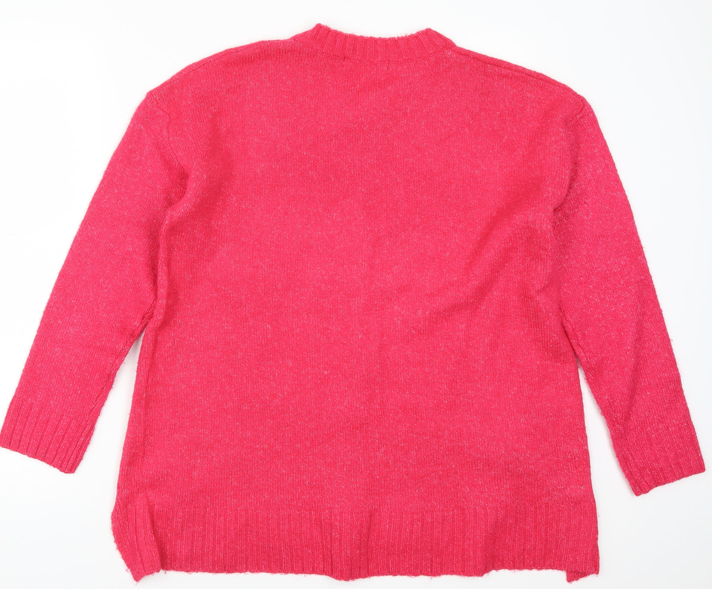 Marks and Spencer Womens Pink  Knit Pullover Jumper Size M