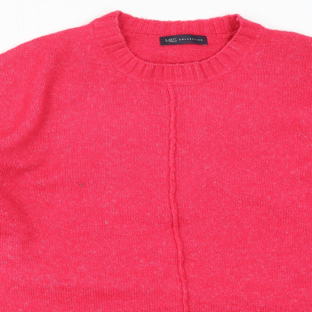 Marks and Spencer Womens Pink  Knit Pullover Jumper Size M