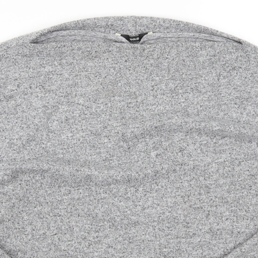 George Womens Grey   Basic T-Shirt Size 16  - Twist Front