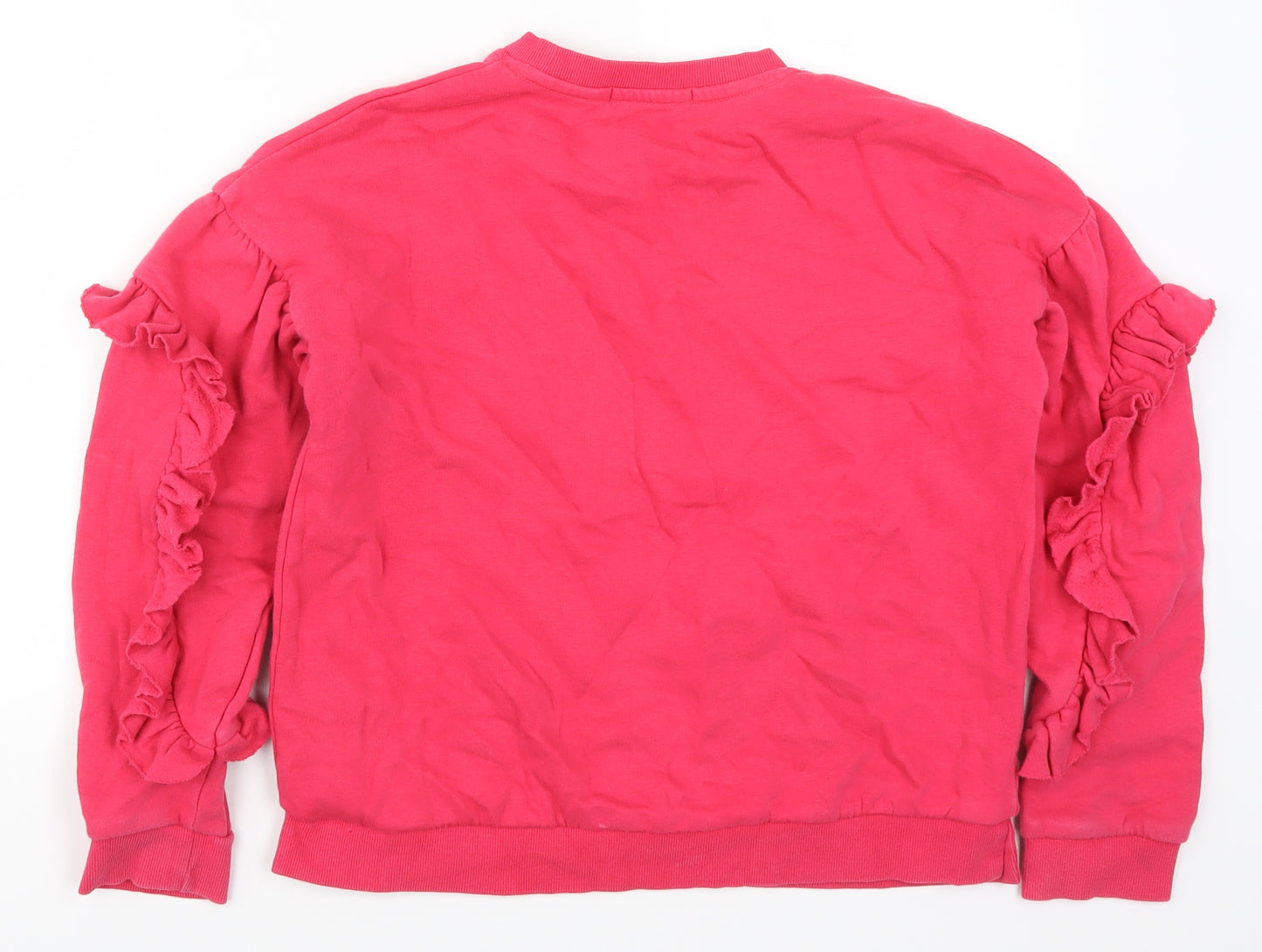 Marks and Spencer Girls Pink   Pullover Sweatshirt Size 11-12 Years