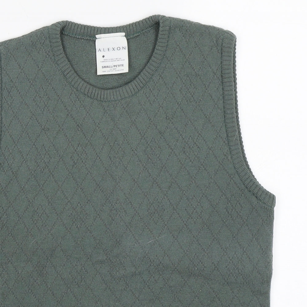 Alexon Womens Green   Vest Jumper Size S