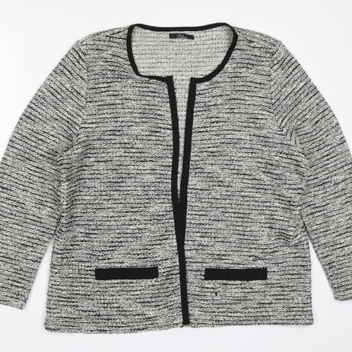 BM Collection Womens Grey   Jacket  Size L