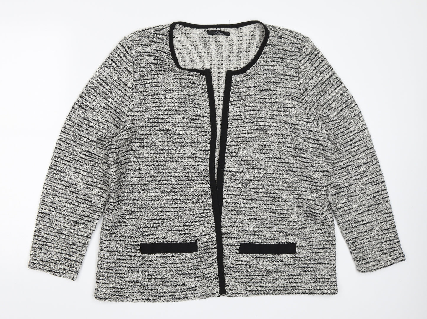 BM Collection Womens Grey   Jacket  Size L