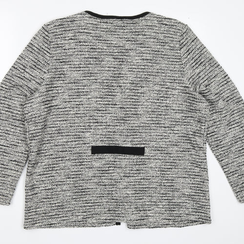BM Collection Womens Grey   Jacket  Size L