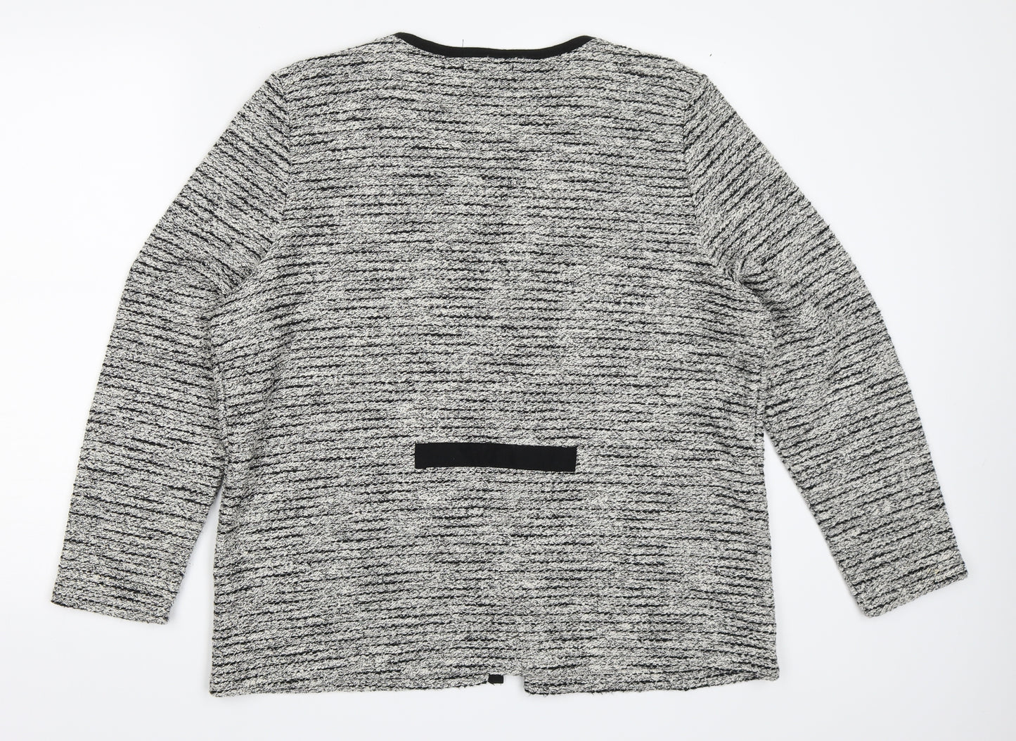 BM Collection Womens Grey   Jacket  Size L