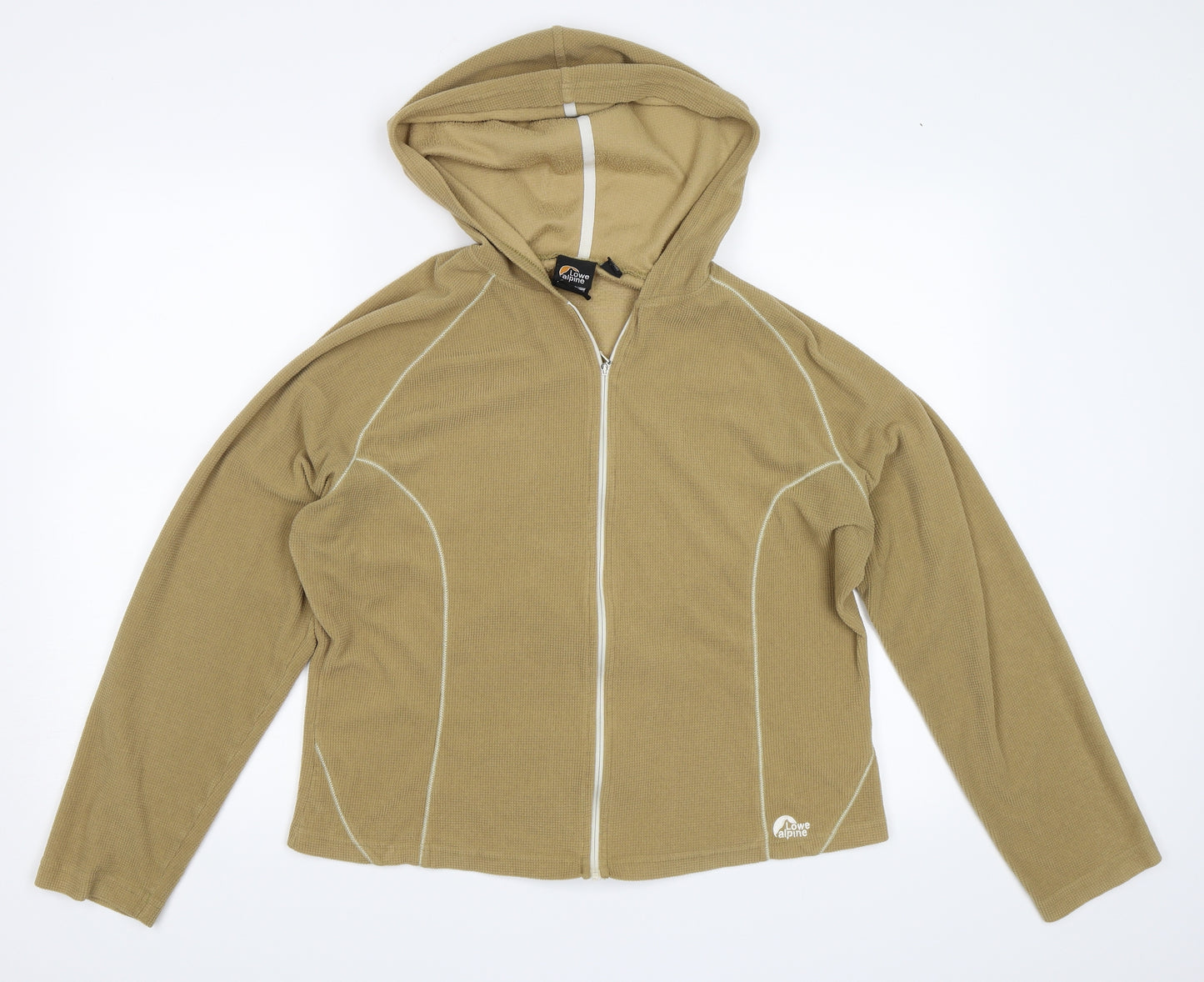 Lowe Alpine Womens Beige   Full Zip Hoodie Size XL