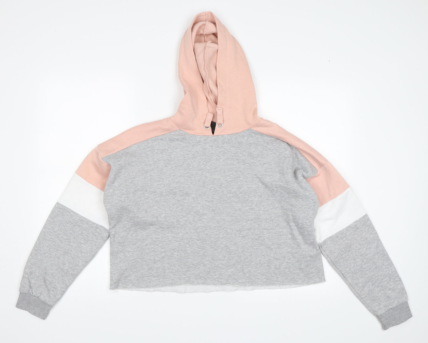 New Look Girls Grey   Pullover Hoodie Size 14-15 Years