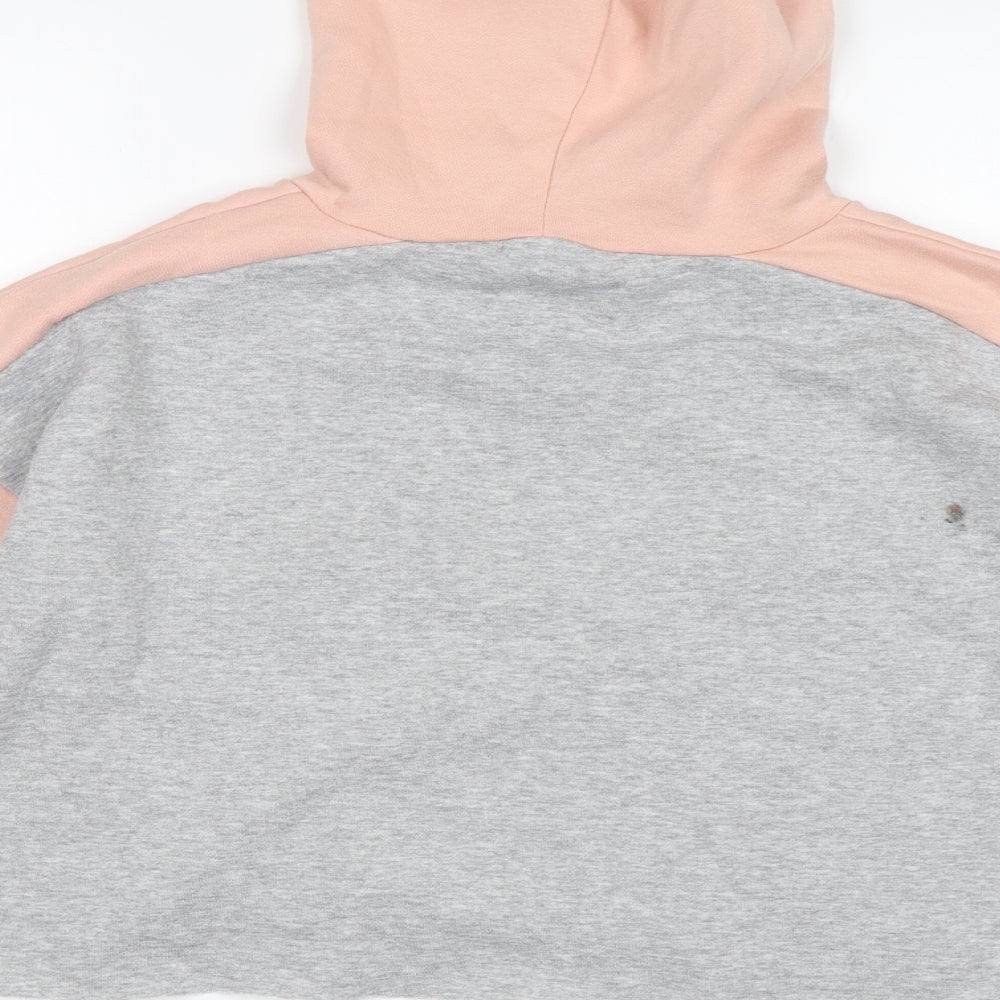 New Look Girls Grey   Pullover Hoodie Size 14-15 Years