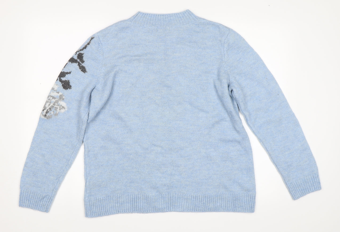 M&Co Womens Blue   Pullover Jumper Size 14