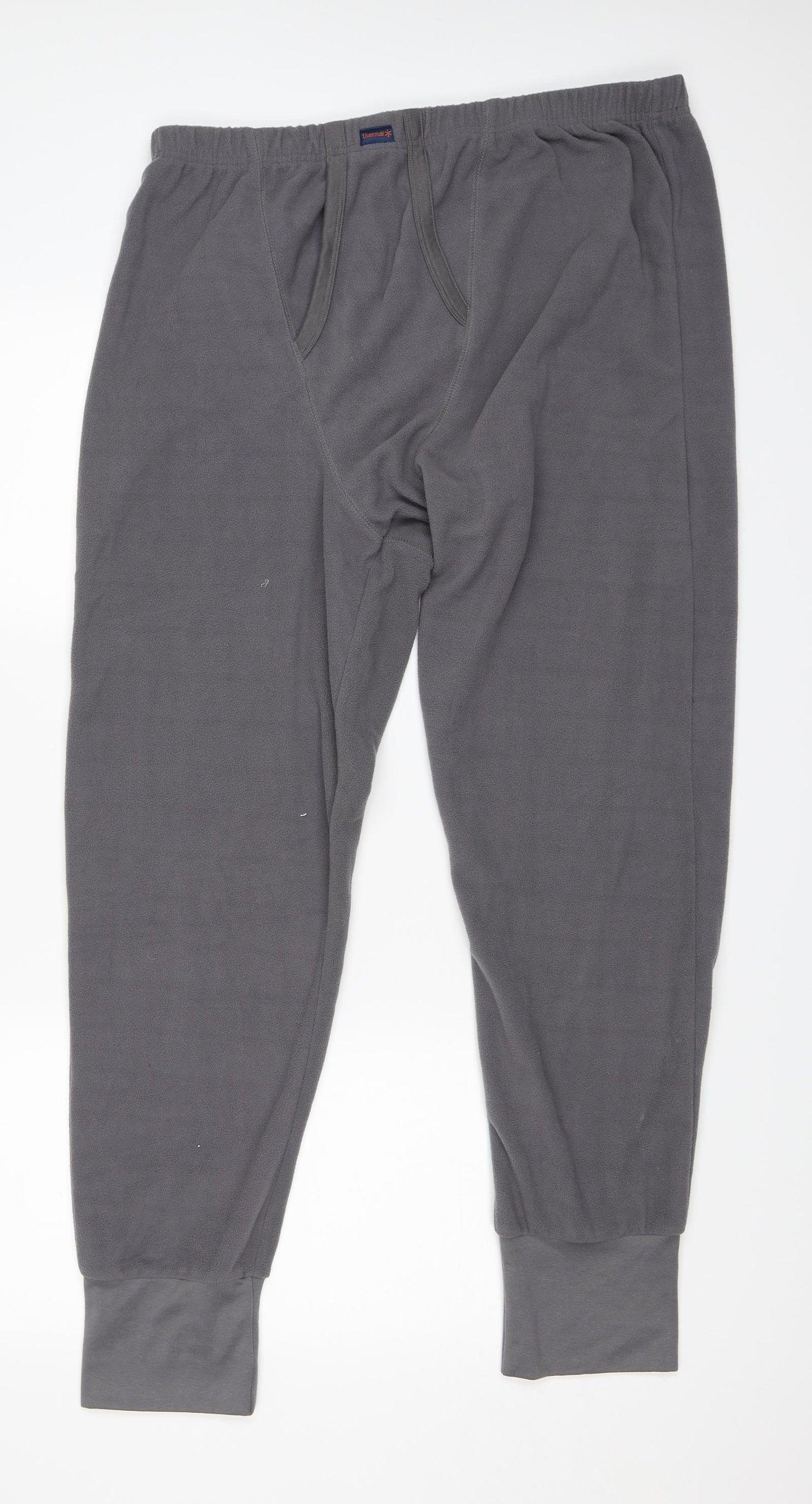 Thermal Mens Grey  Fleece Jogger Trousers Size 3XL L31 in