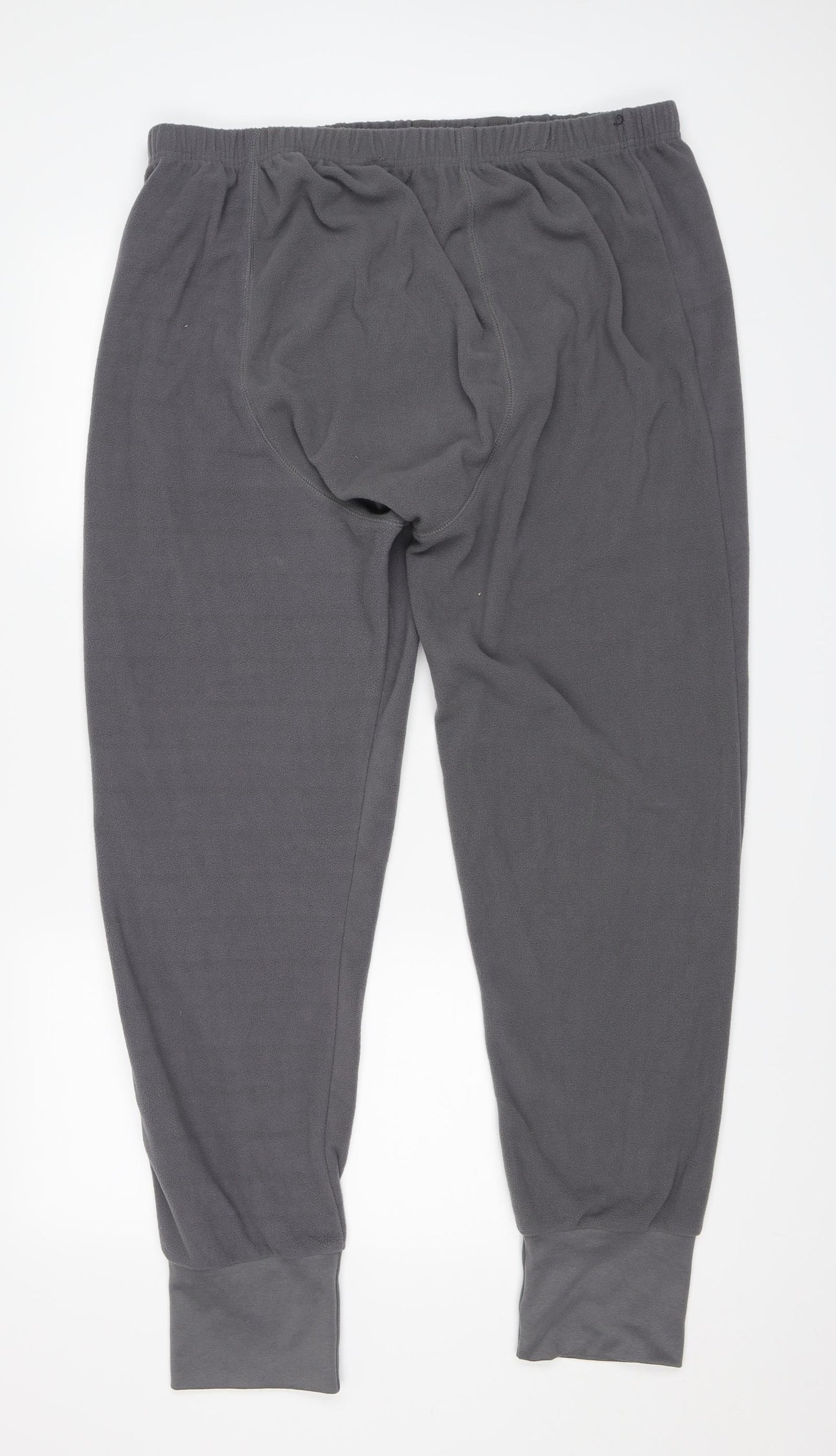 Thermal Mens Grey  Fleece Jogger Trousers Size 3XL L31 in