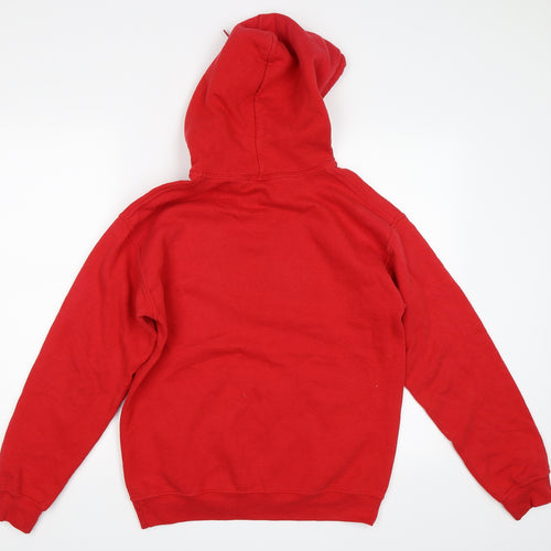 Gildan Mens Red   Pullover Hoodie Size S