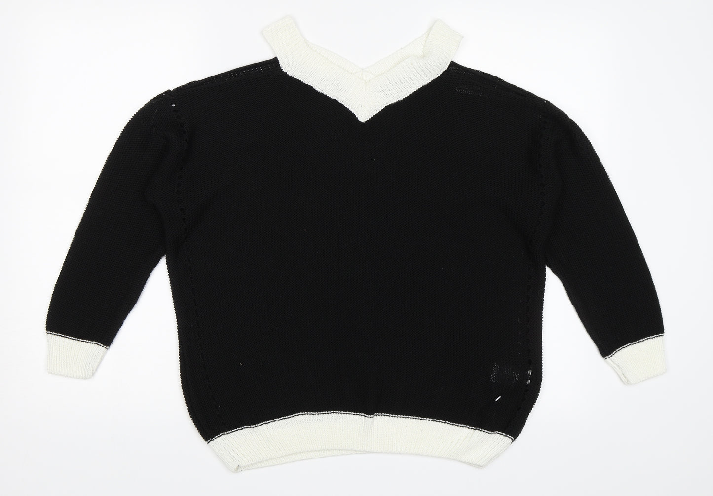 F&F Womens Black   Pullover Jumper Size 12