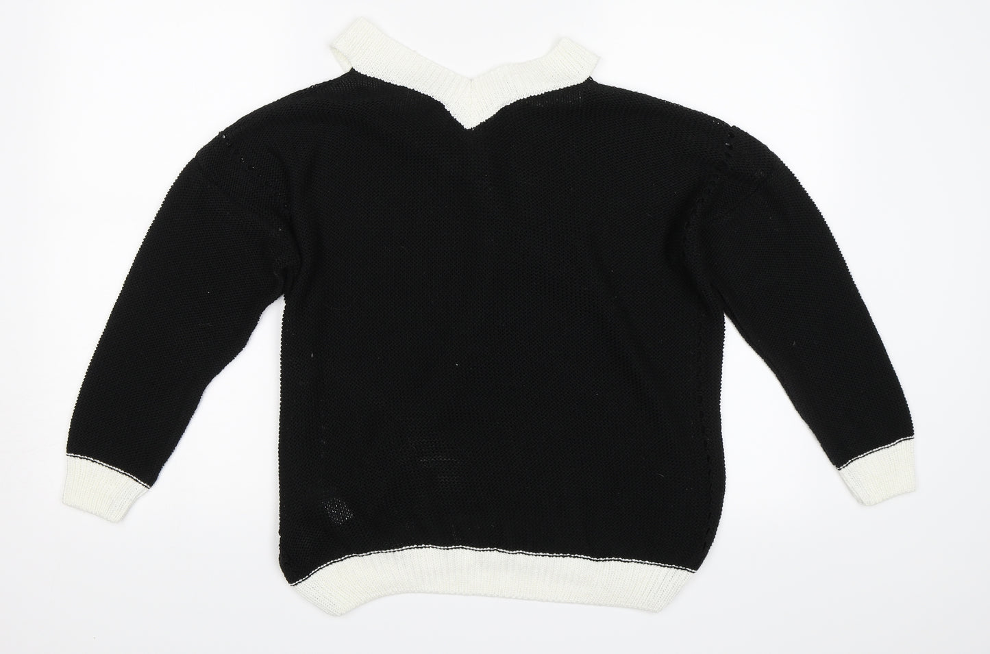 F&F Womens Black   Pullover Jumper Size 12