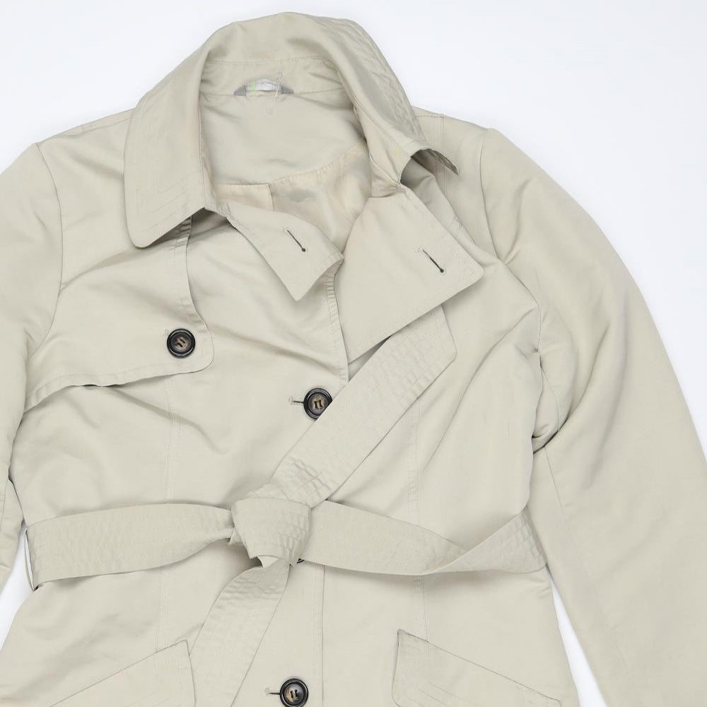 Marks and Spencer Womens Beige   Trench Coat Coat Size 12