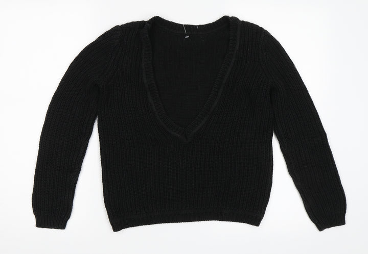 Gina Tricot Womens Black   Pullover Jumper Size S