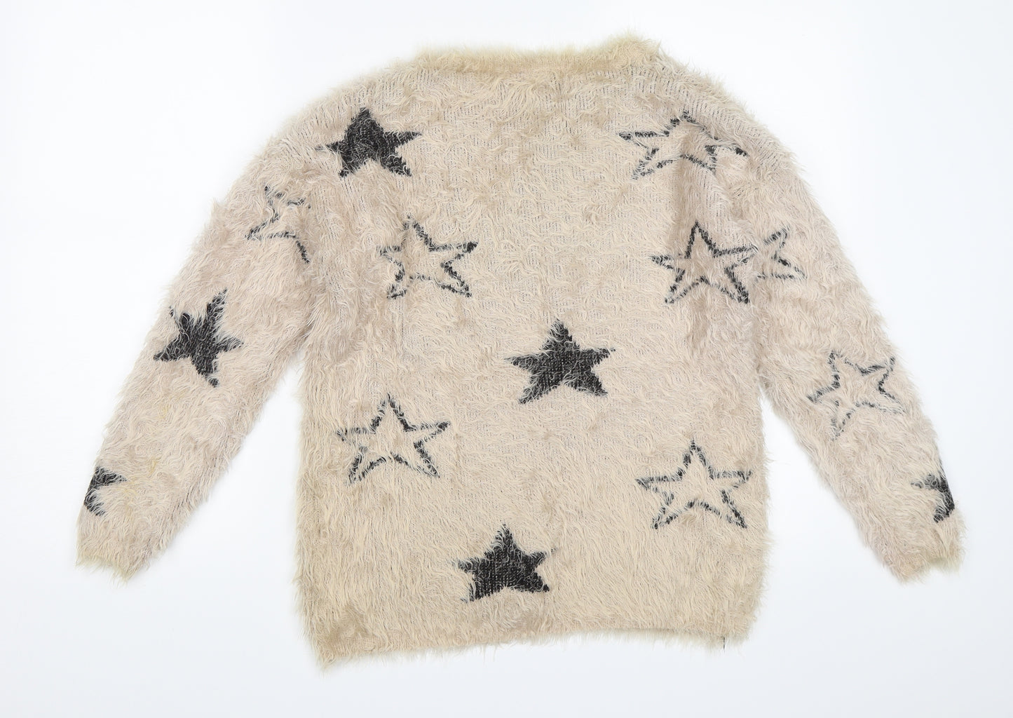 Silver Swan Womens Beige   Pullover Jumper Size L