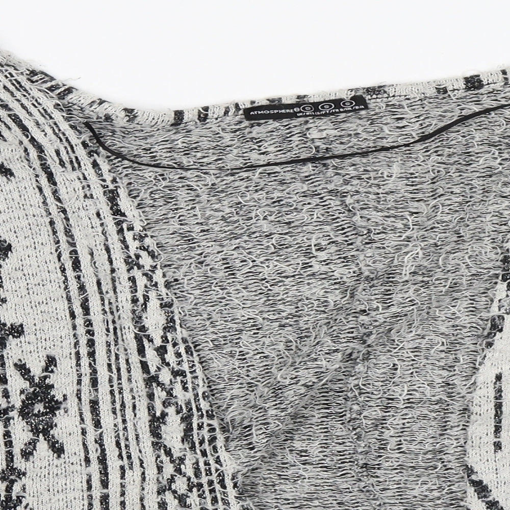 Atmosphere Womens Grey   Cardigan Jumper Size S