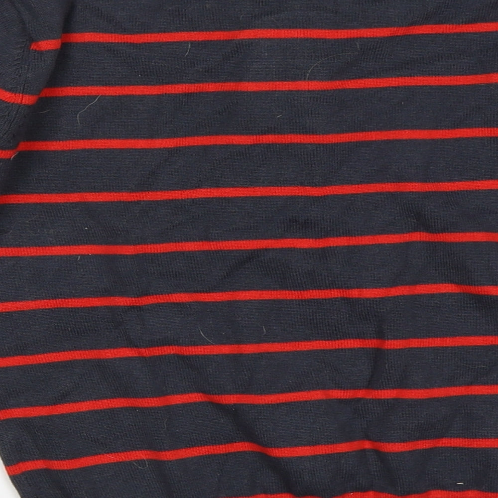 George Boys Grey Striped  Pullover Jumper Size 8-9 Years