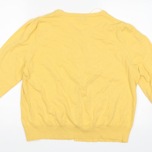 F&F Womens Yellow   Cardigan Jumper Size 20