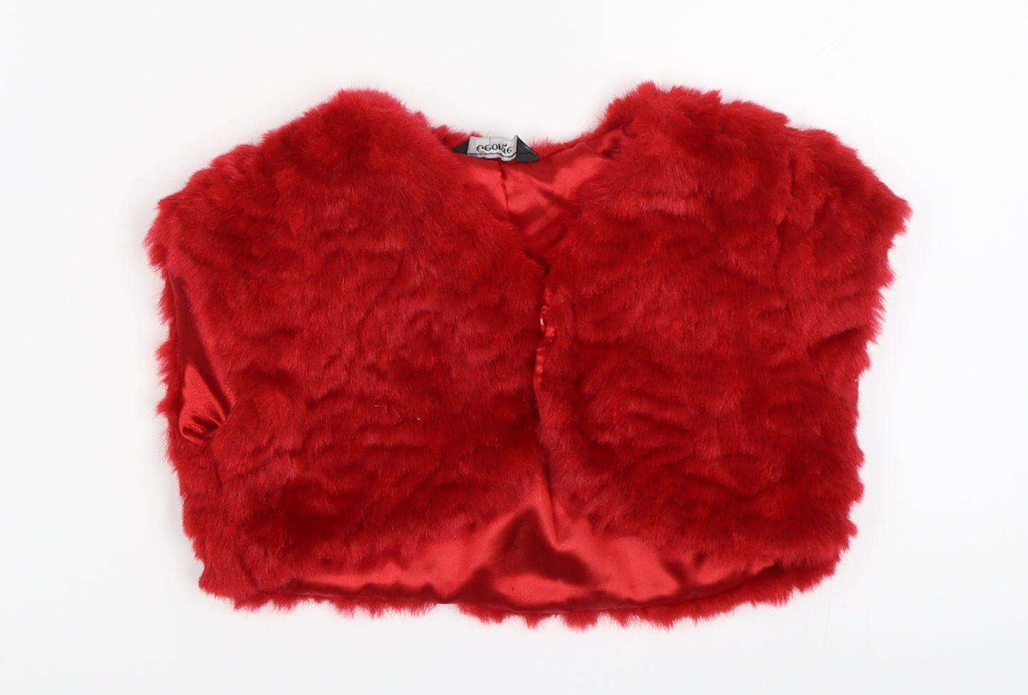 George Girls Red   Shrug Jumper Size 4-5 Years