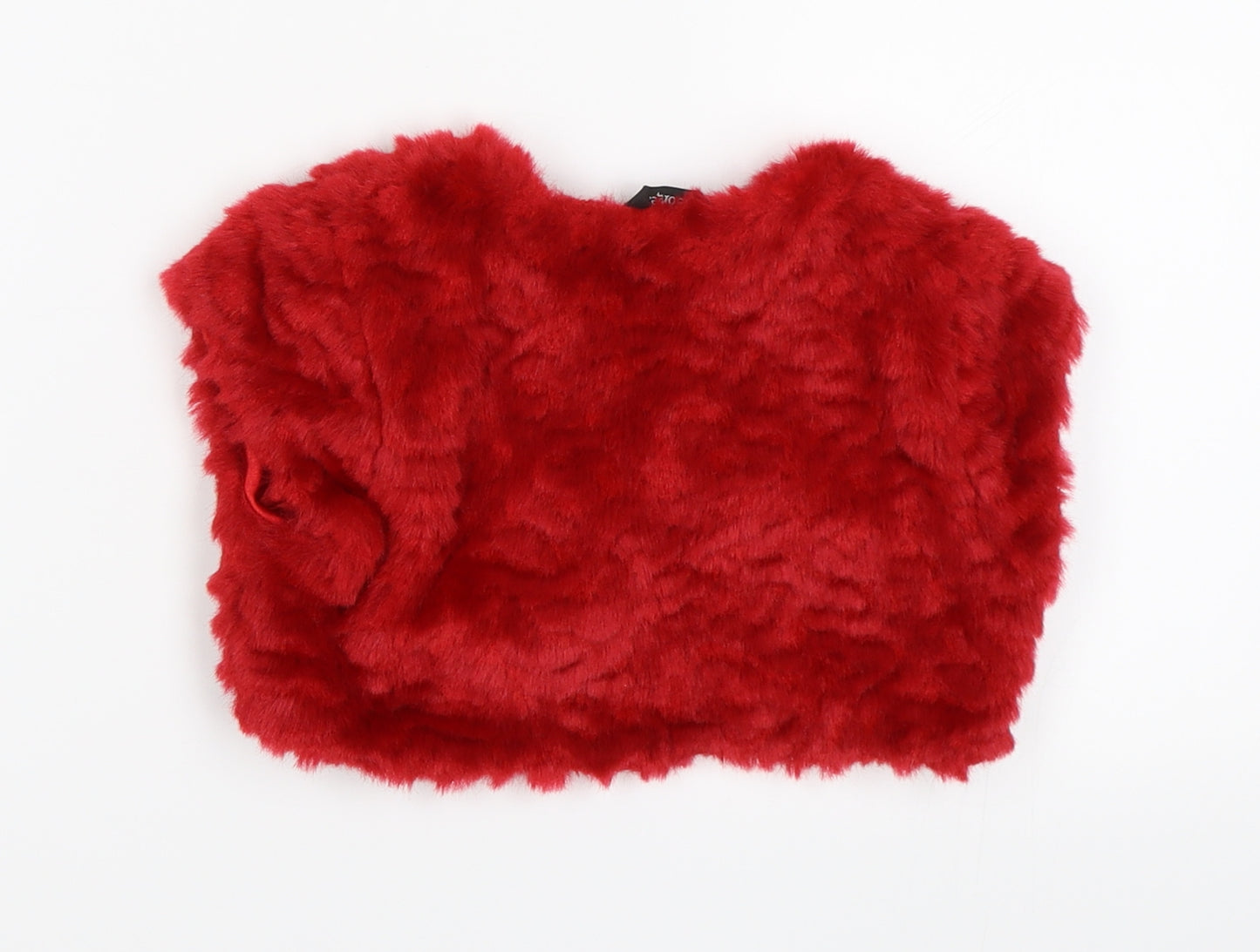 George Girls Red   Shrug Jumper Size 4-5 Years