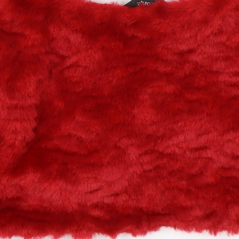 George Girls Red   Shrug Jumper Size 4-5 Years