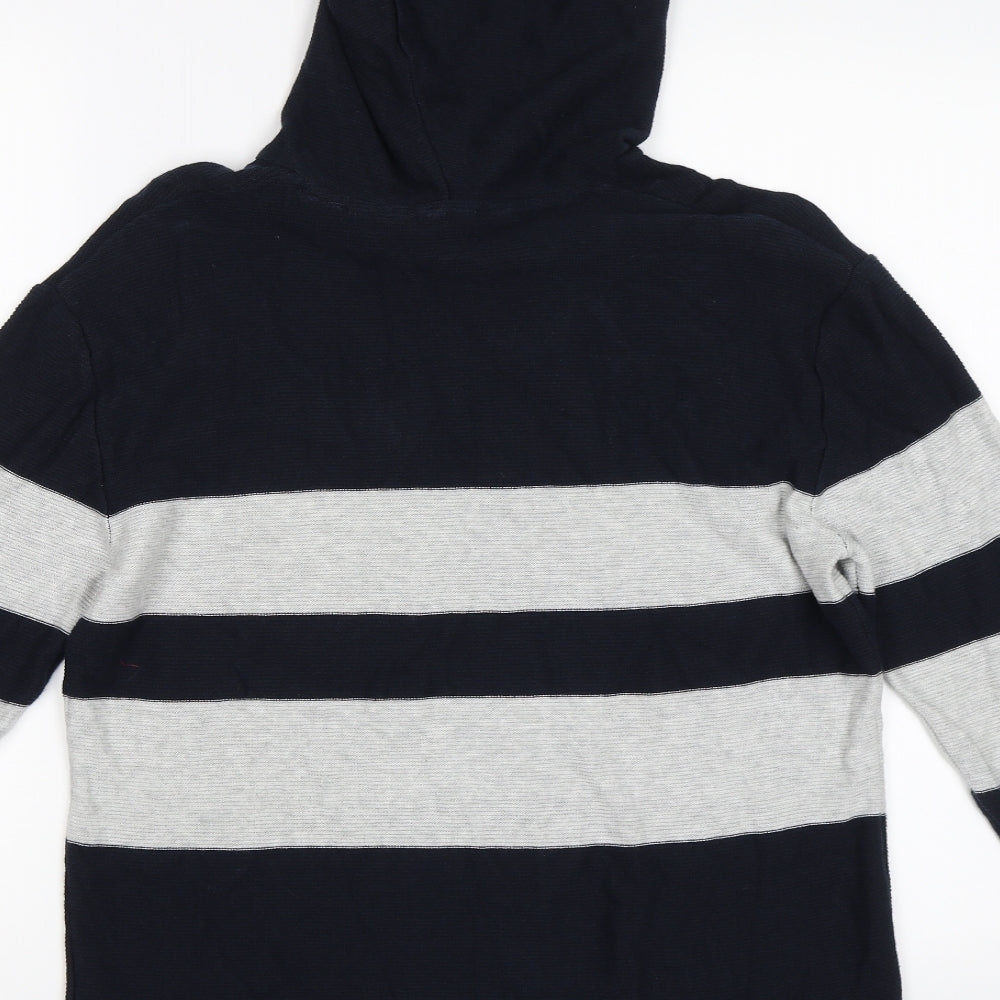 H&M Boys Blue   Pullover Hoodie Size 13-14 Years