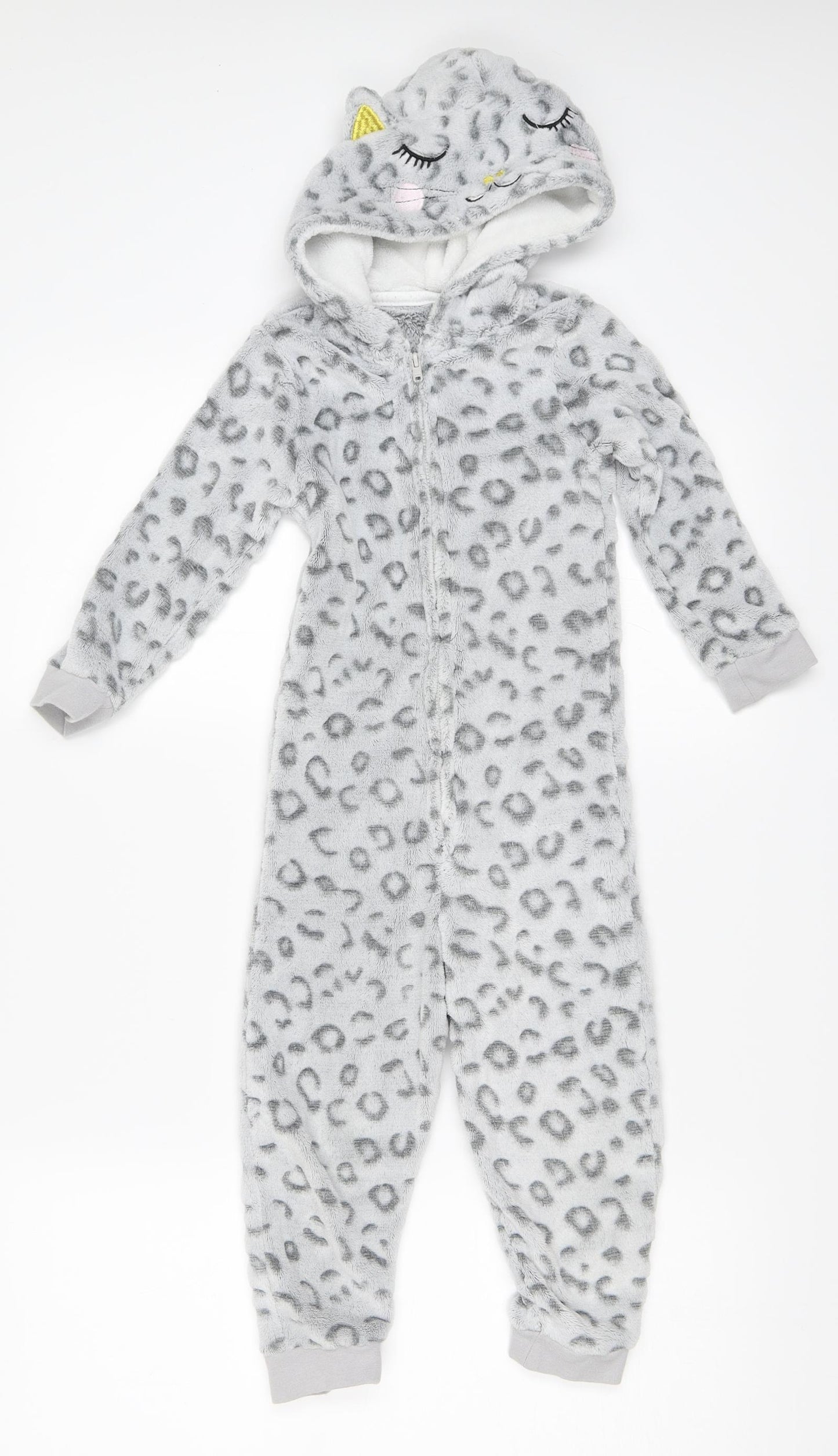 George Girls Grey   Top One Piece Size 3-4 Years  - onesie