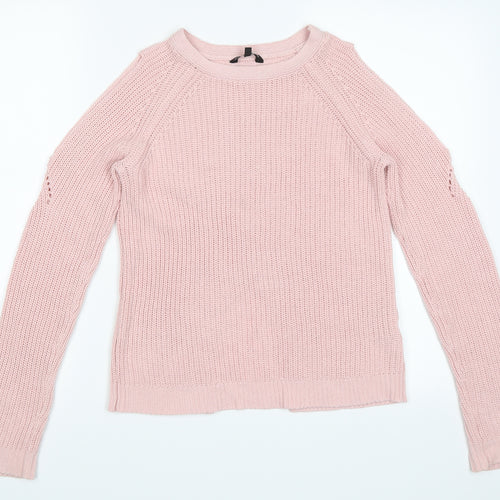 Candy Couture Girls Pink   Pullover Jumper Size 14 Years
