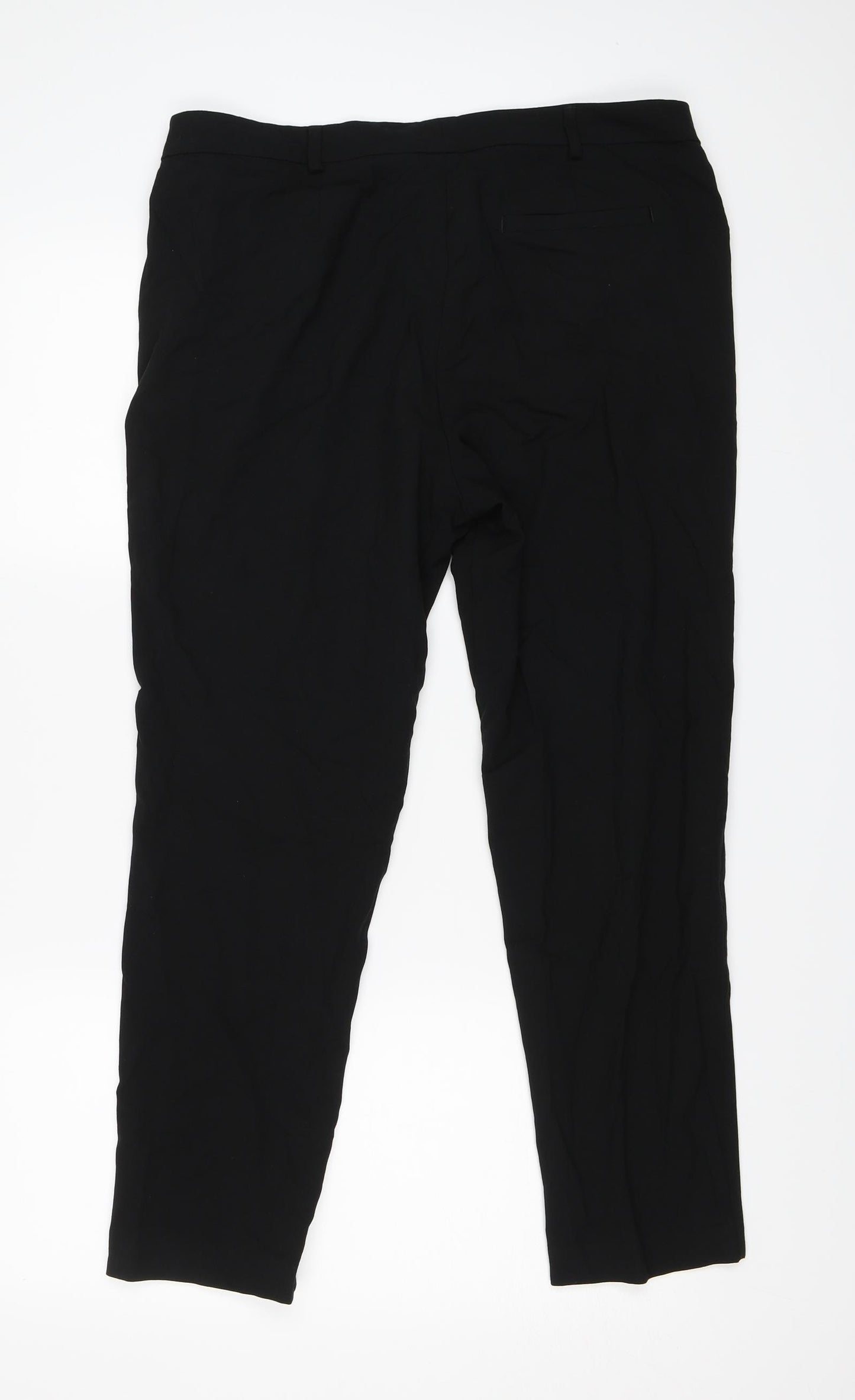 Marks and Spencer Womens Black   Trousers  Size 14 L26 in