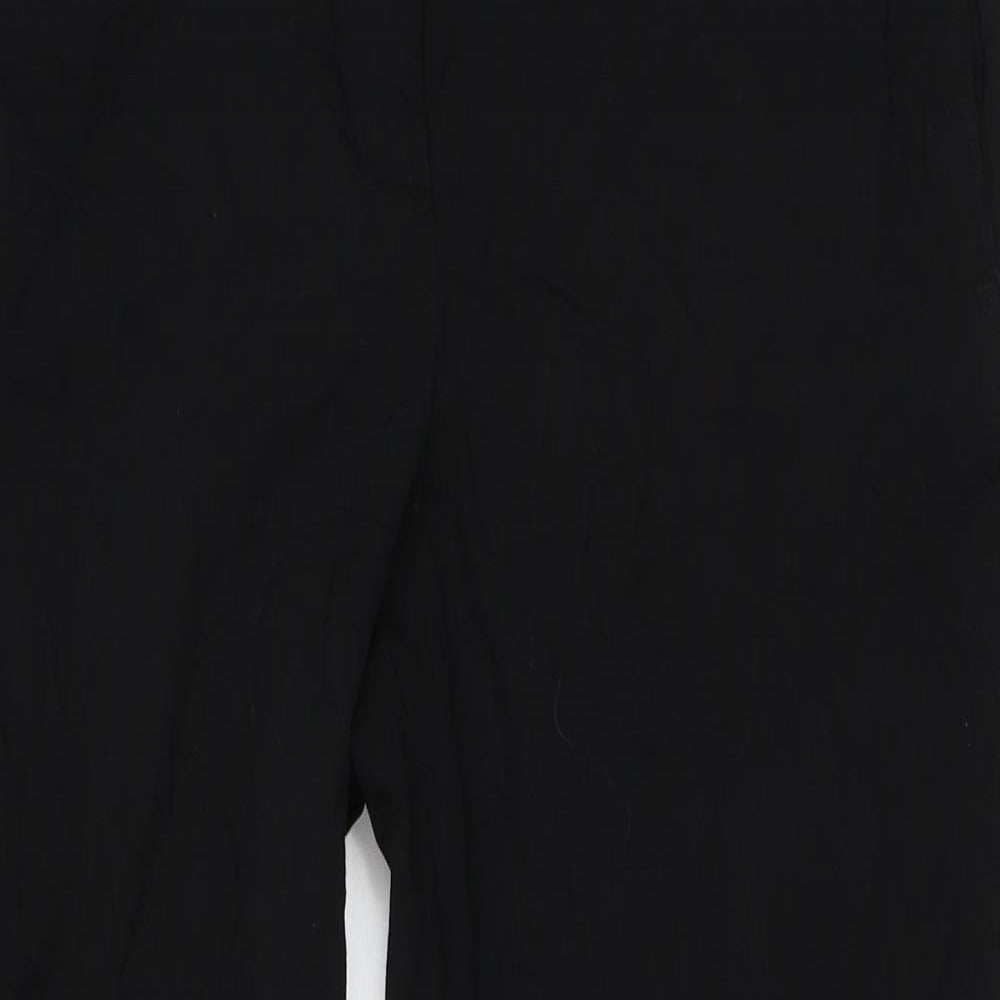 Marks and Spencer Womens Black   Trousers  Size 14 L26 in