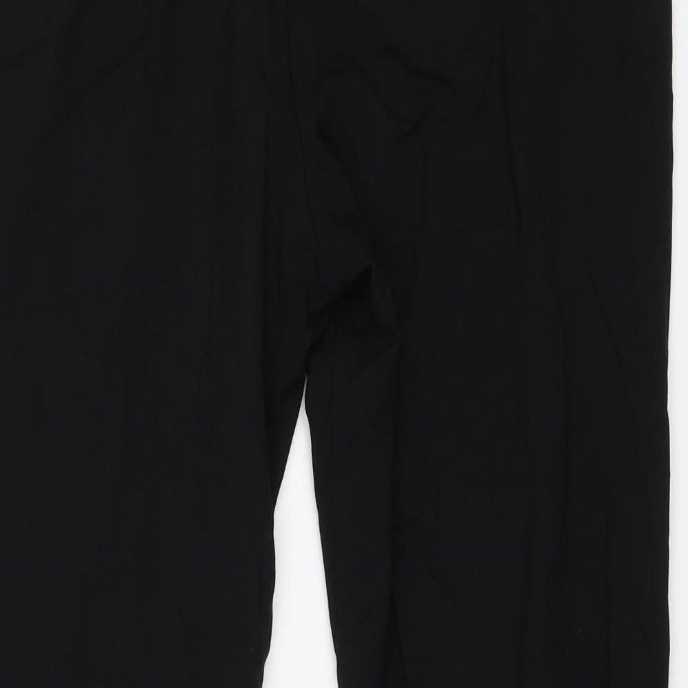 Marks and Spencer Womens Black   Trousers  Size 14 L26 in