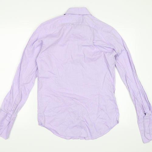 Jeff Banks Mens Purple    Dress Shirt Size 14.5