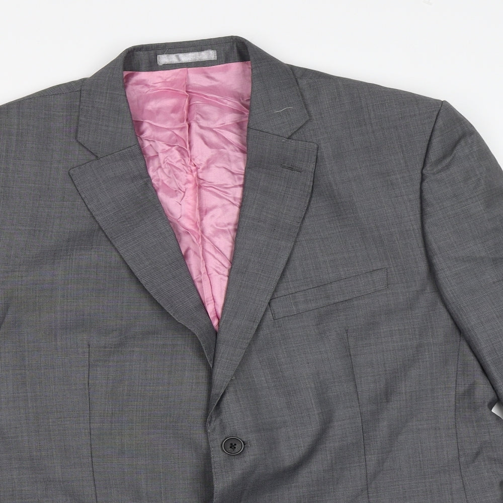 Aspen & Court Mens Grey   Jacket Blazer Size 44