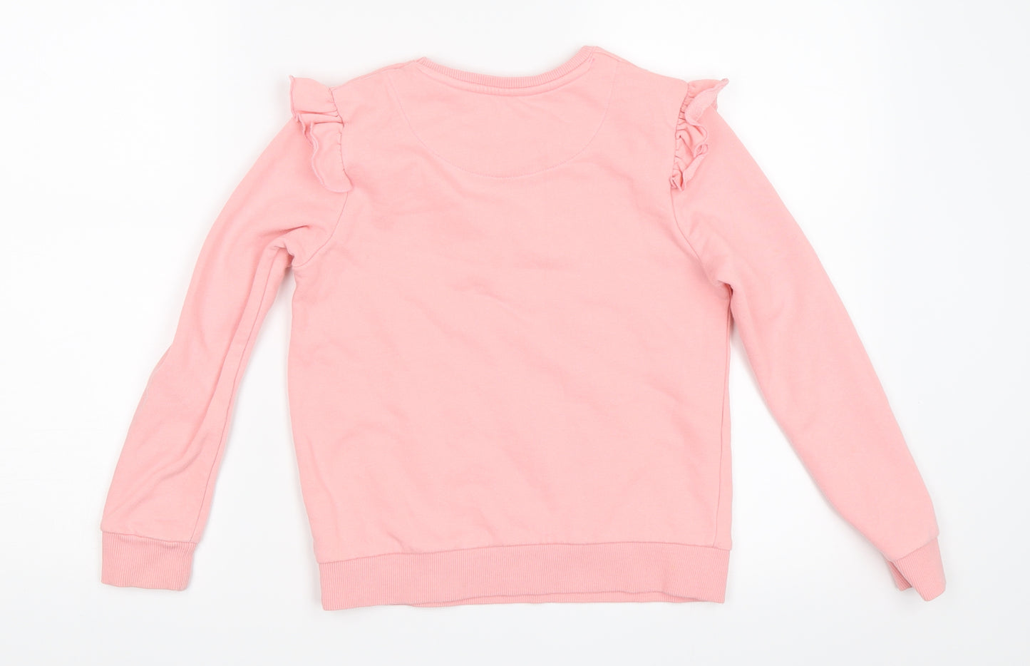 F&F Girls Pink   Pullover Sweatshirt Size 8-9 Years