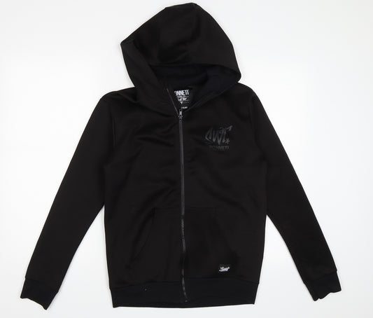 Sonneti Boys Black   Full Zip Hoodie Size 12-13 Years