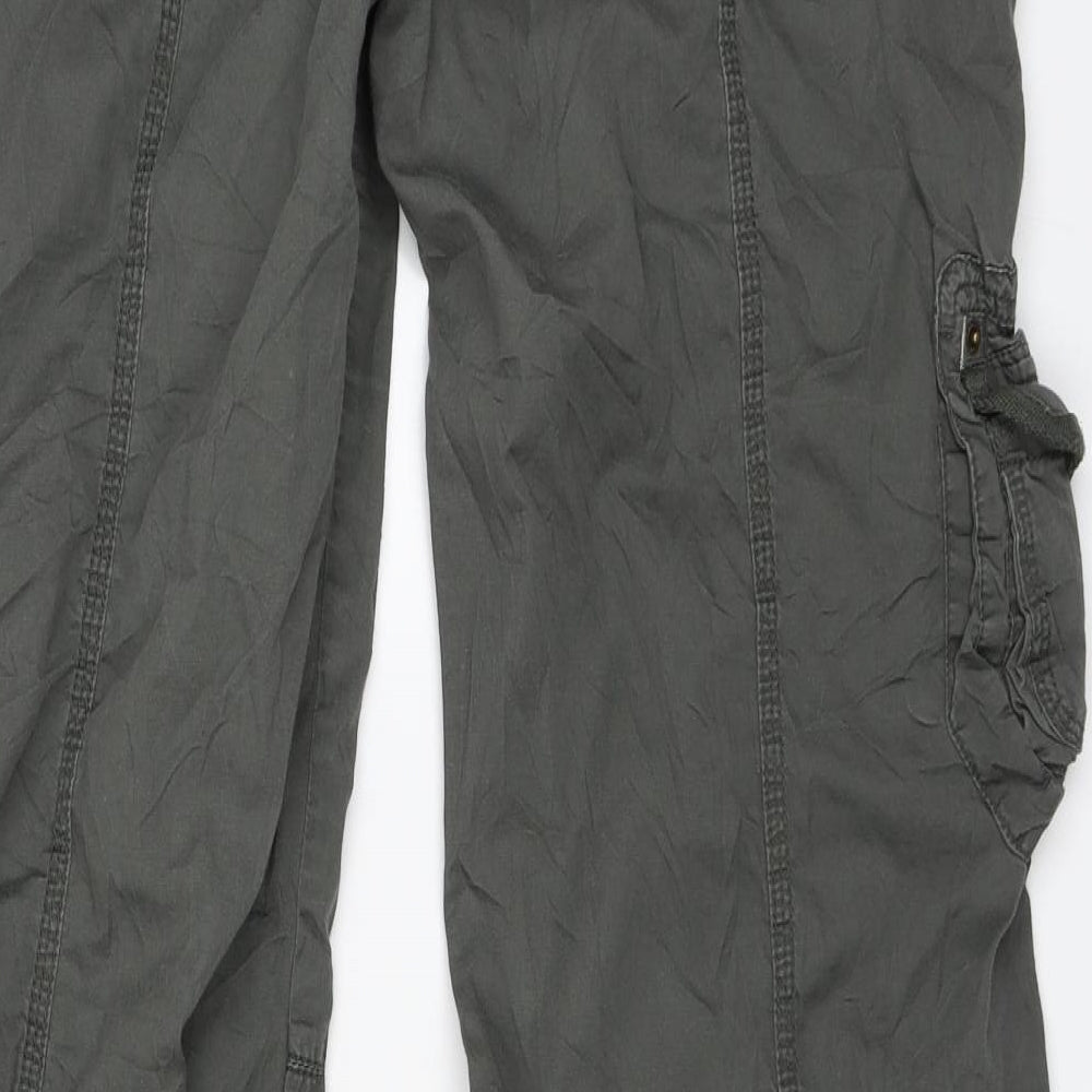 NEXT Womens Green   Cargo Trousers Size 14 L32 in